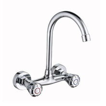 Double Handle Kitchen Sink Faucet