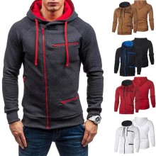 2025 Men's Solid Color Tech Fleece Hooded Jacket