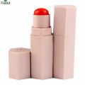 Tube de poudre d&#39;ombrage rose clair hexagone