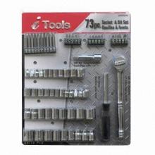 72-piece socket set, heat treatment, made of carbon steel