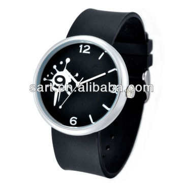 Silicon strap colorful watches top brand