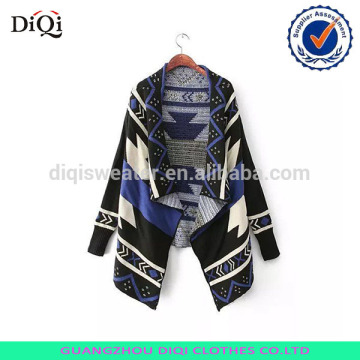 women colorful long sleeves cardigan warm cardigan