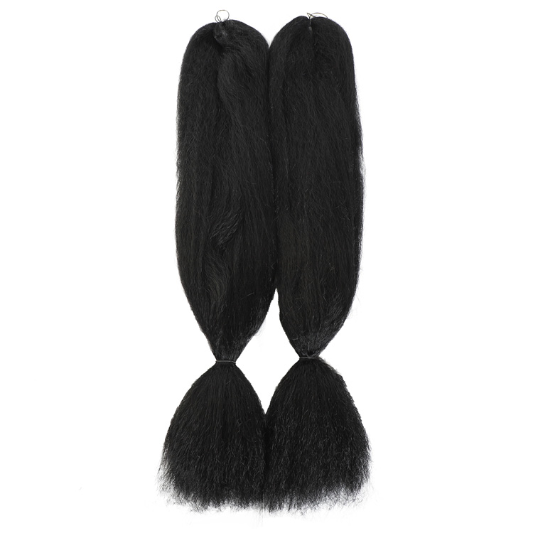 extra long Kanekalon Flame retardanc Jumbo Braid Hair black  braids Hair Extensions