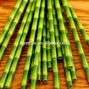 craft bamboo kraft paper straws for party drink