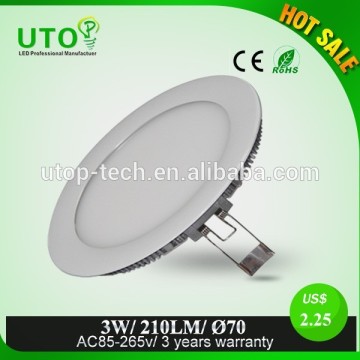 3w 6w 9w 12w 15w 18w 24w 85-265v super thin led panel light