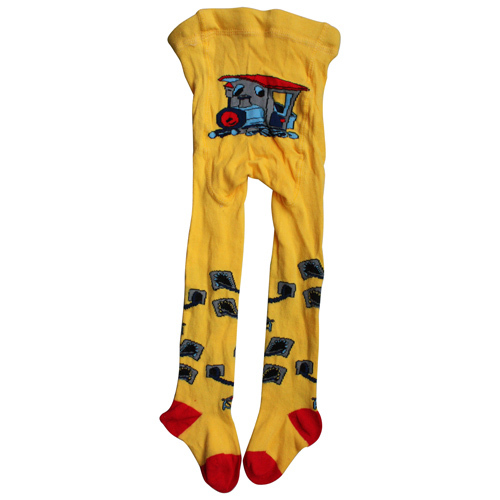 Amarelo Crianças Single Cylinder Socks