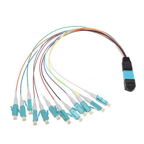 MPO-LC 12F OM3 0.9mm Fiber Optic Cable