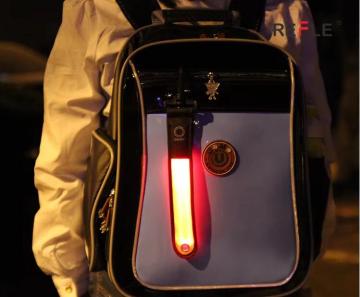 LED Light Reflective Belt Strap Night Outdoor Accessories Reflective Lighting Pendant Decor Hot Sale Sports Safety Bag Pendant