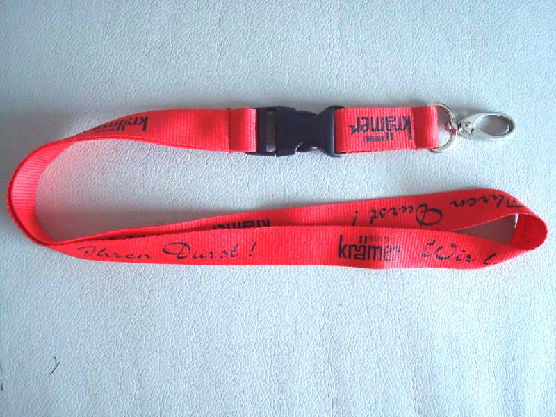 Promotional Custom Silk Screen Printed Lanyard