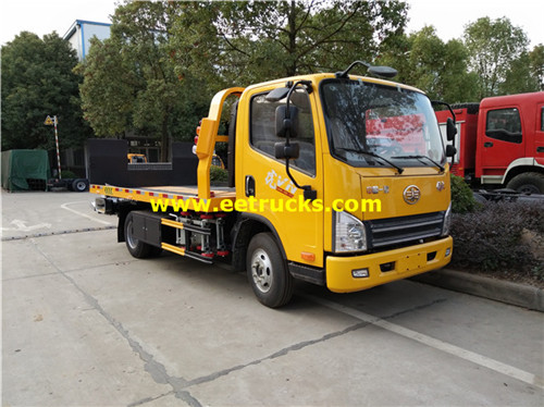 Faw 3ton Flatbed Wreicl Trucks