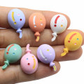 Kawaii 15 * 26mm globo de dibujos animados Flatback resina cabujones Scrapbooking adorno manualidades DIY pinza de pelo horquilla DIY artesanía