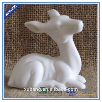 Christmas deer decor ceramic deer statue adornments
