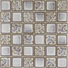 Carving Flower Ceramic Mosaic Tile (M48TP151)