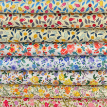 80 Yarn Count Cotton Floral Printed Liberty Fabric