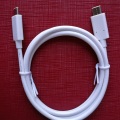Le câble coaxial d&#39;USB3.1 type C 10gbps contient le E-MARK IC L: 970mm