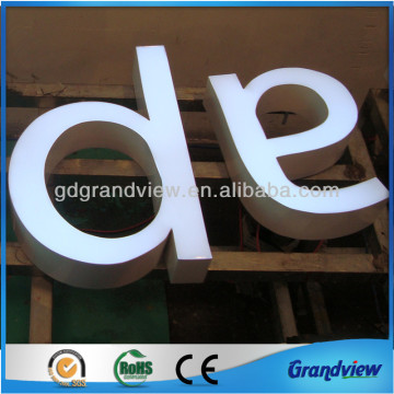 bright 3d resin wall decoration lighting letter