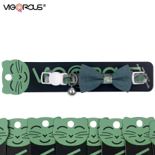 Safety Durable Cotton Webbing Printed Dog Collar