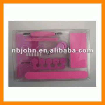 PVC bag manicure set