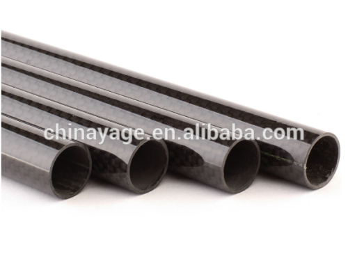 customized 100% carbon fiber roundness tube