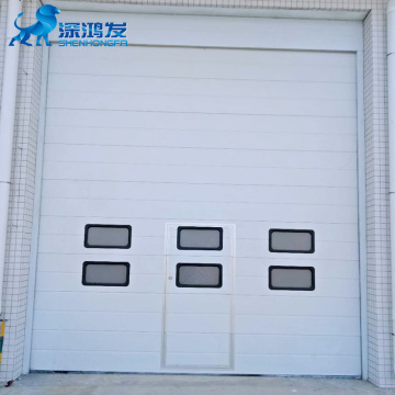 Puerta seccional automática industrial