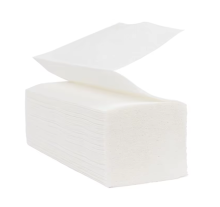 Interfolded Tissue v Fold Disposable Guest Towel Paper