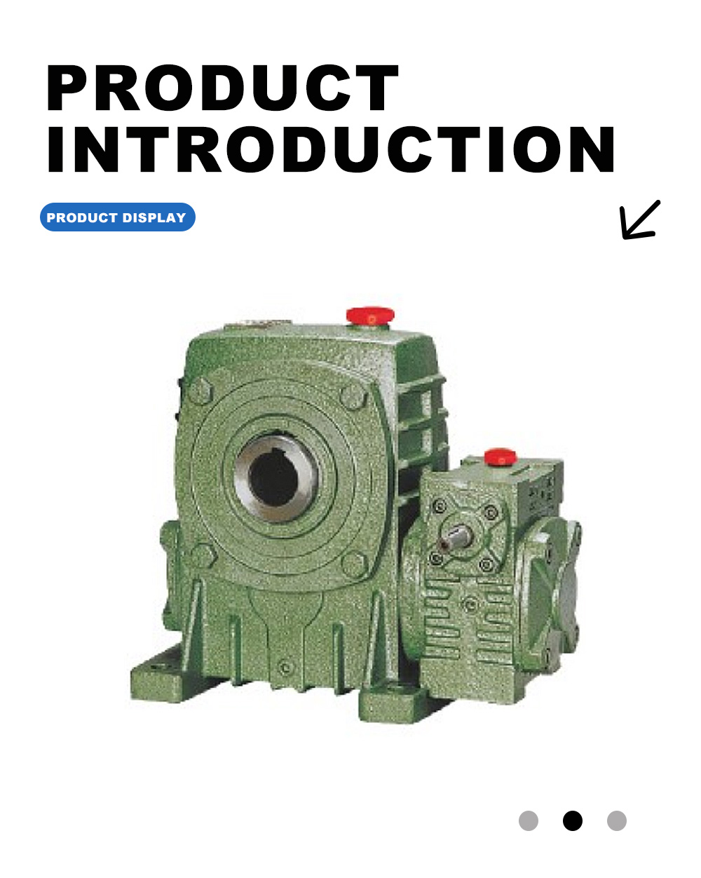 WPEKA Червячный блок питания с полым выходом X WPEKA Hollow Output Worm Power Unit X