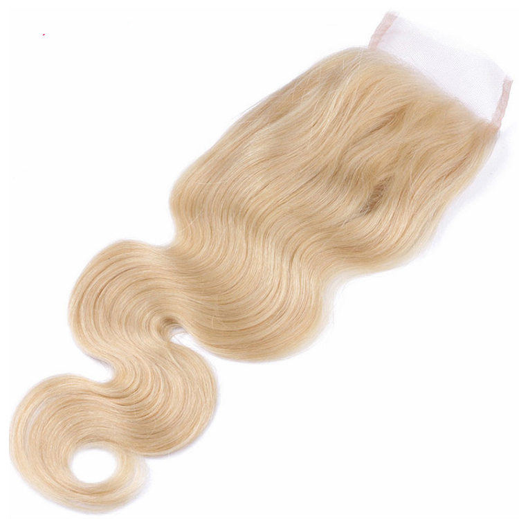 color 613 blond body wave hair shedding free virgin remy brazilian human hair weave