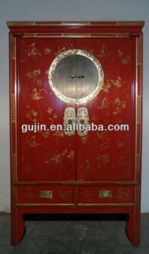 chinese antique furniture aspen wood wedding cabinet