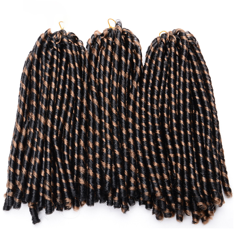 Synthetic Afro Kinky Soft Dread Faux Locs Braids Styles Softex Soft Dread Lock Synthetic Braiding Hair
