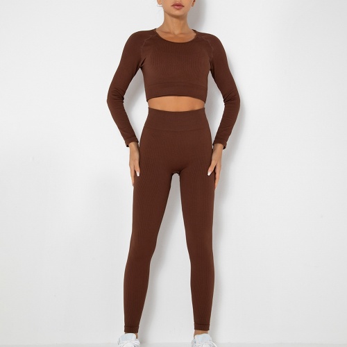 long sleeve yoga sets for women