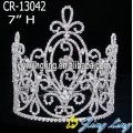 Cheap rhinestone custom pageant crowns hair accessories