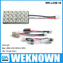 BA9S18led Car led light 12v led ceiling car dome light led car roof light