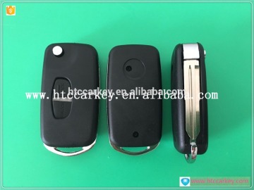 Trade Assueance Hot sale for Mitsubish 2 Button Flip Remote key Shell With Left Blade