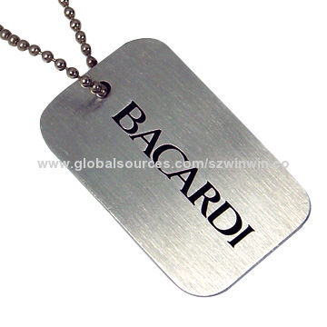 Dog Tags, Made of Zinc Alloy, Customized Designs are Accepted