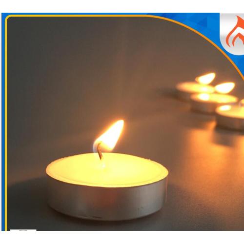 Bahan lilin 12 gram menghasilkan lilin tealight putih