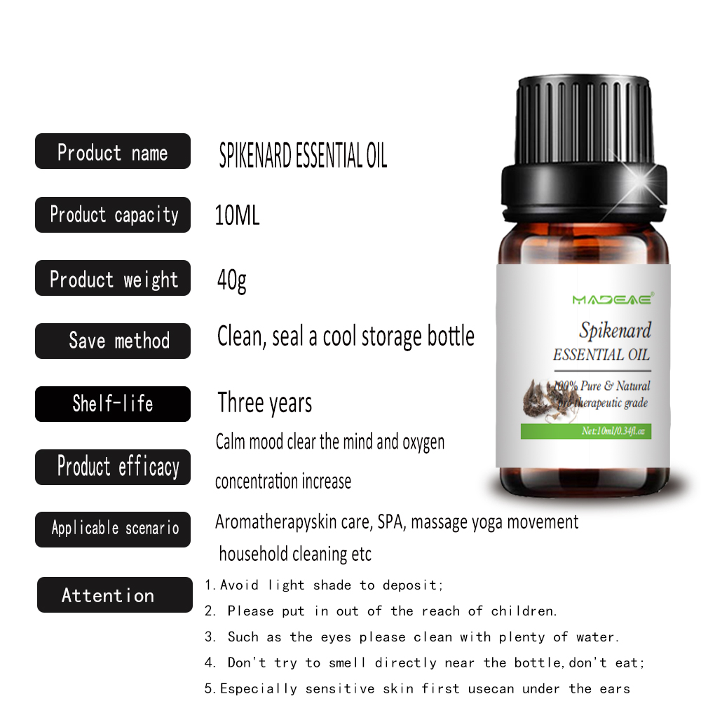 Spikenard Essential Oil Healthcare Cosmetic yang larut dalam air