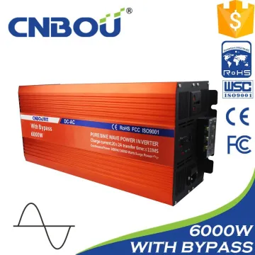 50HZ 24V 110V 6000W wind inverter with bypass
