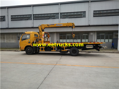 XCMG 5ton Tow lori wreckers zilizowekwa cranes