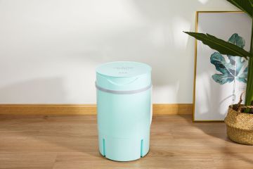 Portable single pass washing machine