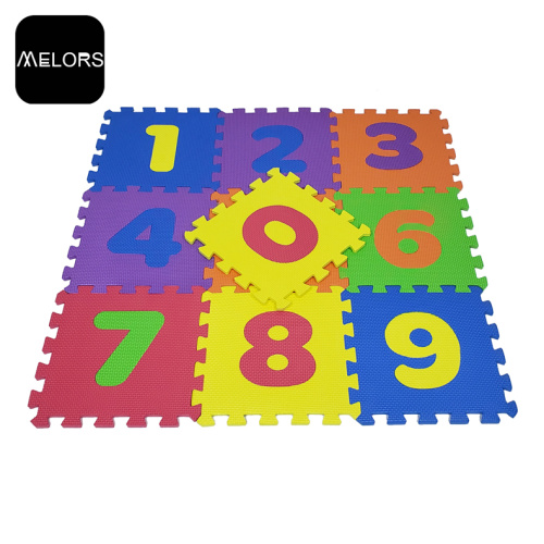 Melors entrelazados EVA Children Play Number Puzzle Mat