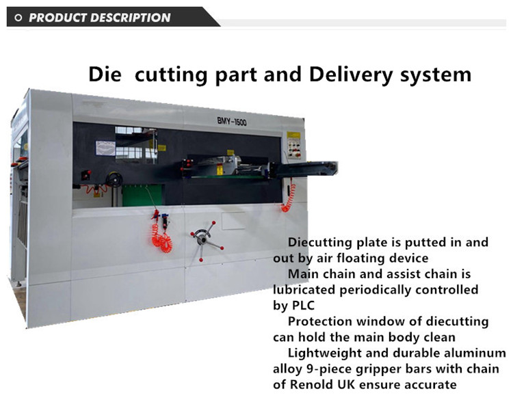 Carton box die cutter and creasing full Automatic making packaging machine