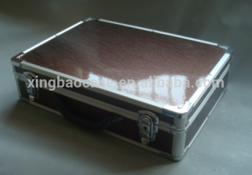 Carrying case aluminum suitcase hard case with compartment XB-BF053