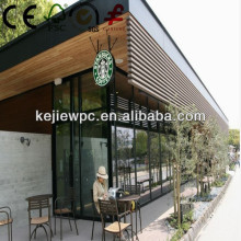 recycle WPC roofing tile outdoor wood plastic composite wall tile