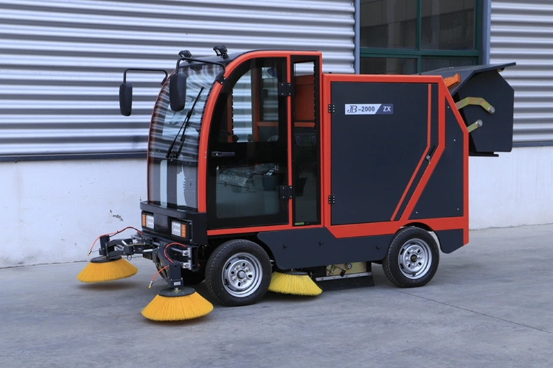 Electric Industrial Road Sweeper Road Cleaning Machine Sweeper Truck Street Sweeper