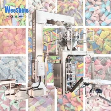 Gummy Candy Snacks Dumpling Nitrogen Grain Packing Machine