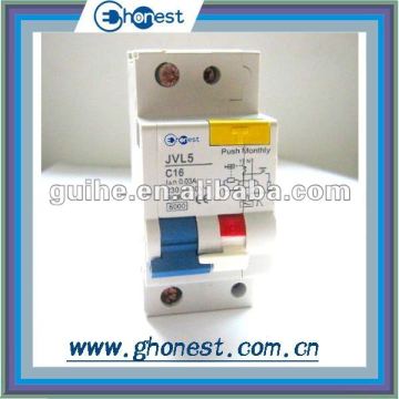 JVL5 combined circuit breaker with residual current device