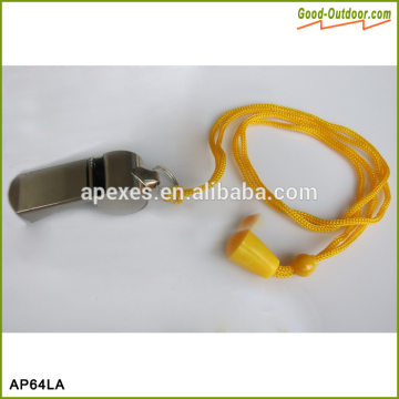 Loudly Voice Lanyard Brass Police Whistle