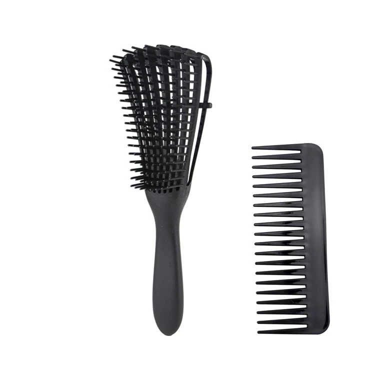 Anti-Static Scalp Comb Brush for Natural and Afro American Hair