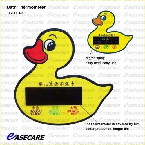 floating bath temperature tester card