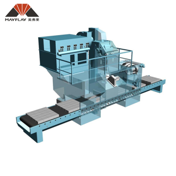 MAYFLAY Steel Tube Outer Wall Surface Cleaning Shot Blasting Machine
